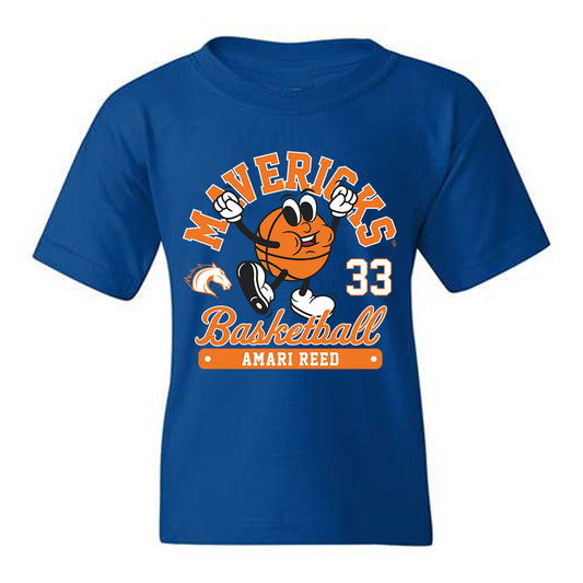 Texas Arlington - NCAA Men's Basketball : Amari Reed - Fashion Shersey Youth T-Shirt-0