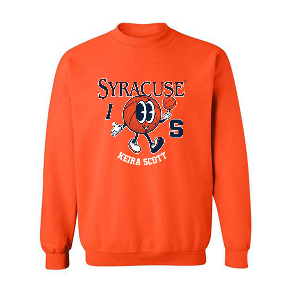 Syracuse - NCAA Women's Basketball : Keira Scott - Fashion Shersey Crewneck Sweatshirt-0