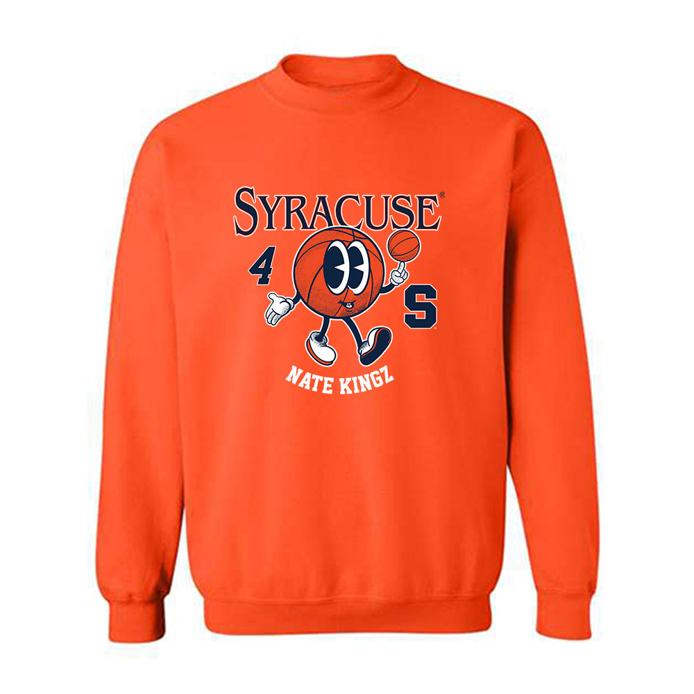 Syracuse - NCAA Men's Basketball : Nate Kingz - Fashion Shersey Crewneck Sweatshirt-0