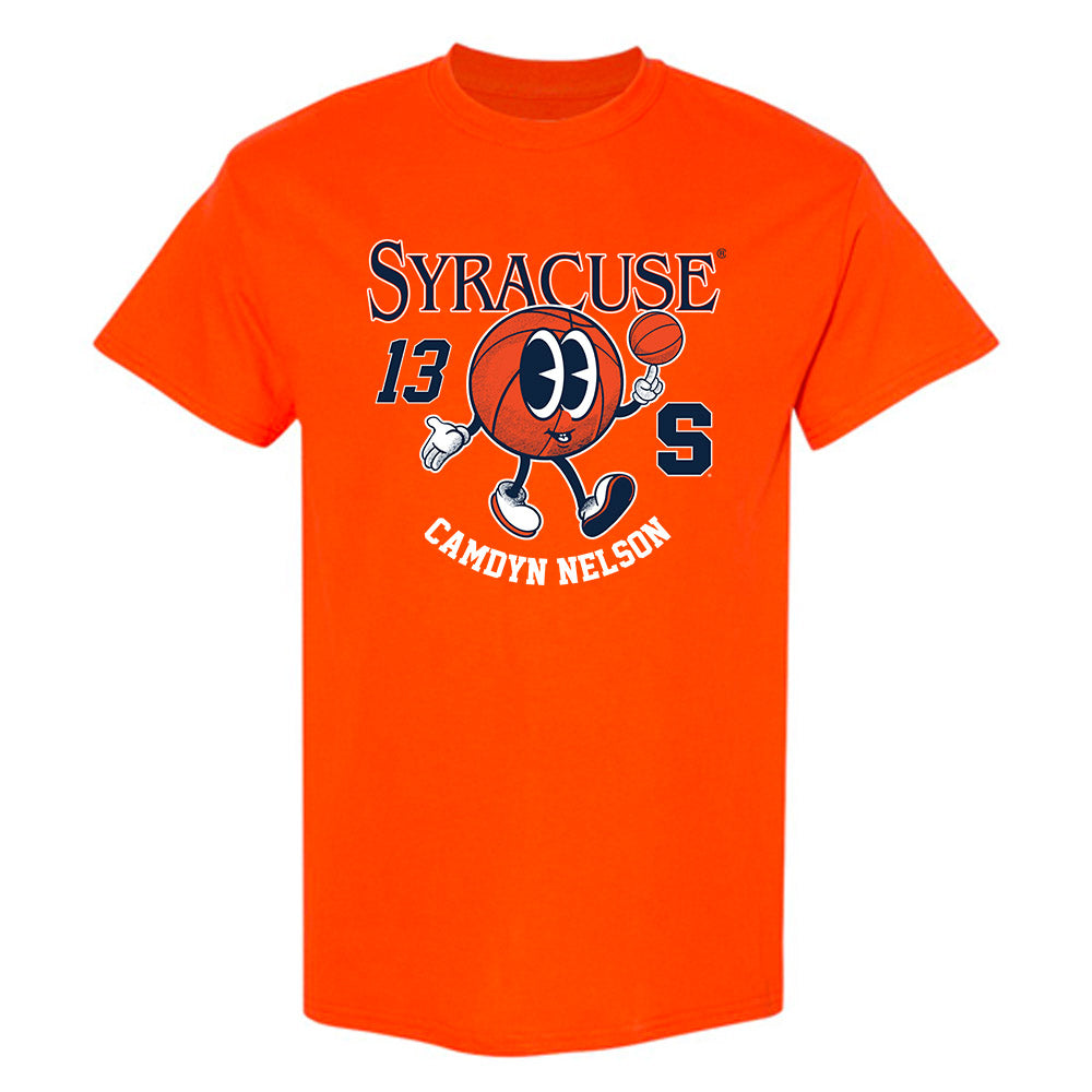Syracuse - NCAA Women's Basketball : Camdyn Nelson - Fashion Shersey T-Shirt-0