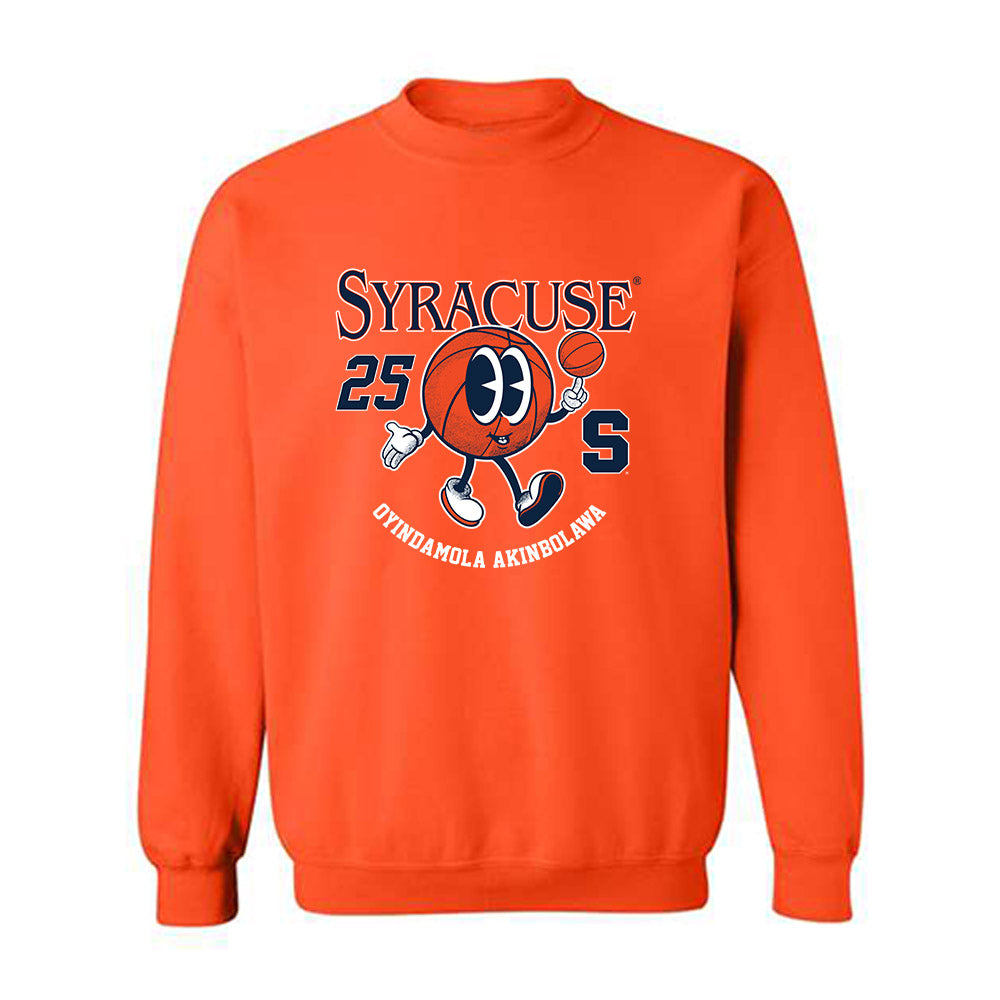 Syracuse - NCAA Women's Basketball : Oyindamola Akinbolawa - Fashion Shersey Crewneck Sweatshirt-0