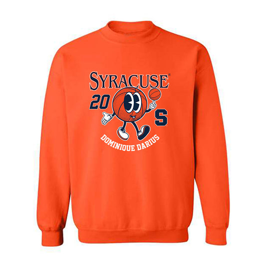 Syracuse - NCAA Women's Basketball : Dominique Darius - Fashion Shersey Crewneck Sweatshirt-0