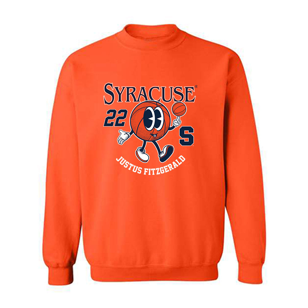 Syracuse - NCAA Women's Basketball : Justus Fitzgerald - Fashion Shersey Crewneck Sweatshirt-0