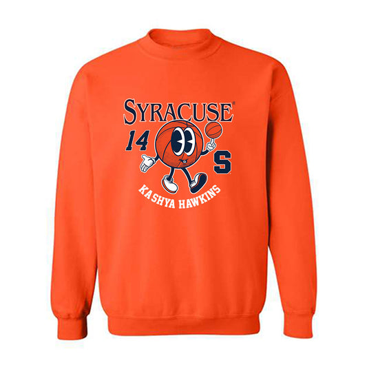 Syracuse - NCAA Women's Basketball : Ka'Shya Hawkins - Fashion Shersey Crewneck Sweatshirt-0