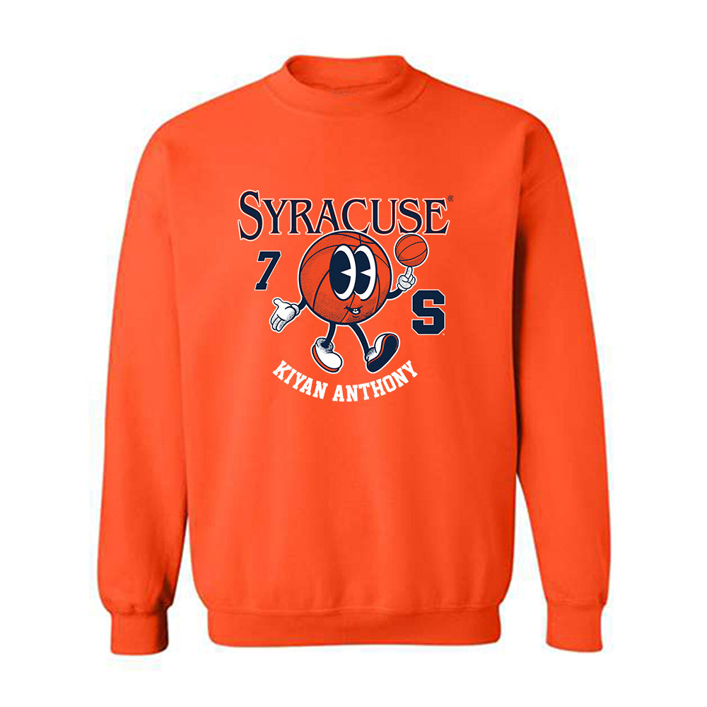 Syracuse - NCAA Men's Basketball : Kiyan Anthony - Fashion Shersey Crewneck Sweatshirt-0