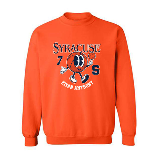 Syracuse - NCAA Men's Basketball : Kiyan Anthony - Fashion Shersey Crewneck Sweatshirt-0