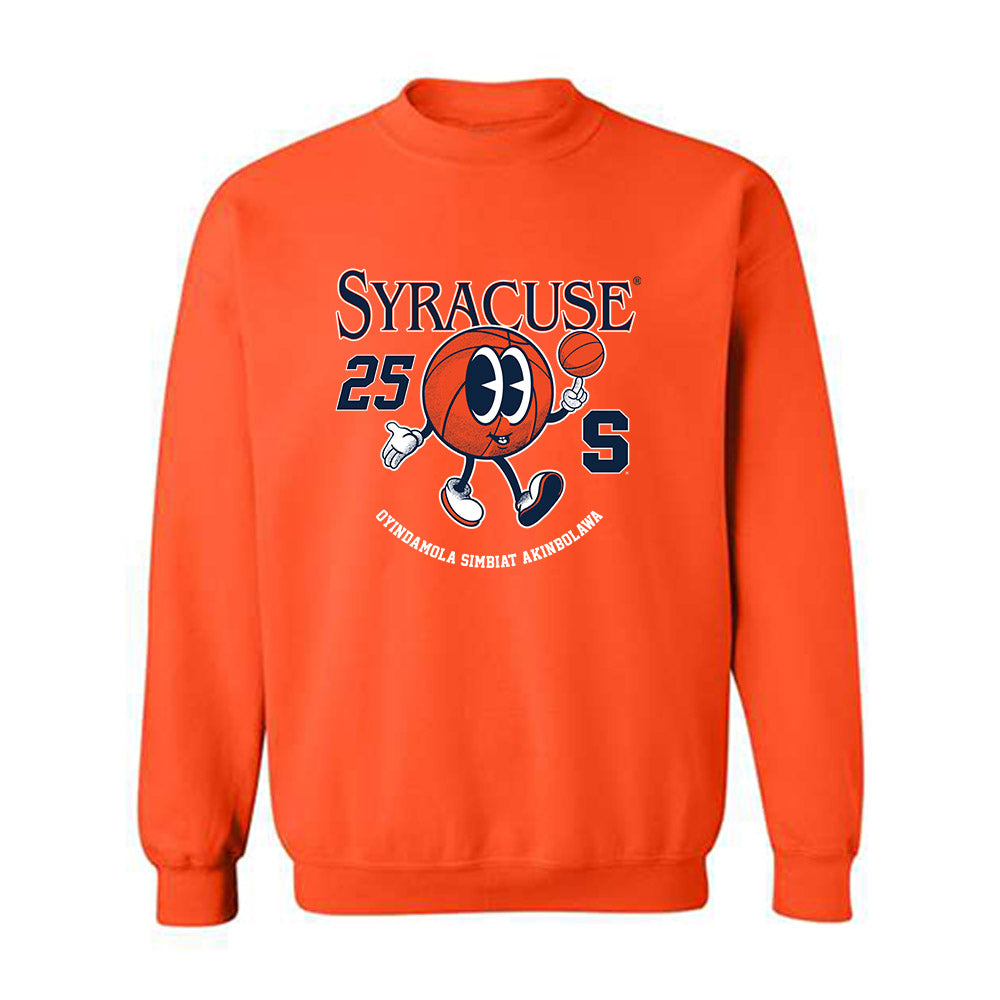 Syracuse - NCAA Women's Basketball : Oyindamola Simbiat Akinbolawa - Fashion Shersey Crewneck Sweatshirt-0