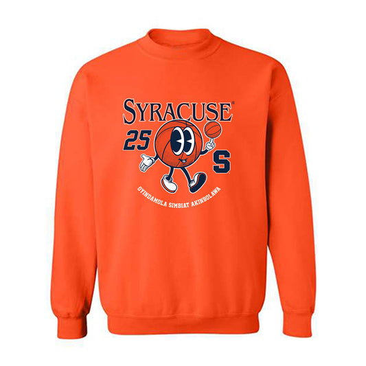 Syracuse - NCAA Women's Basketball : Oyindamola Simbiat Akinbolawa - Fashion Shersey Crewneck Sweatshirt-0