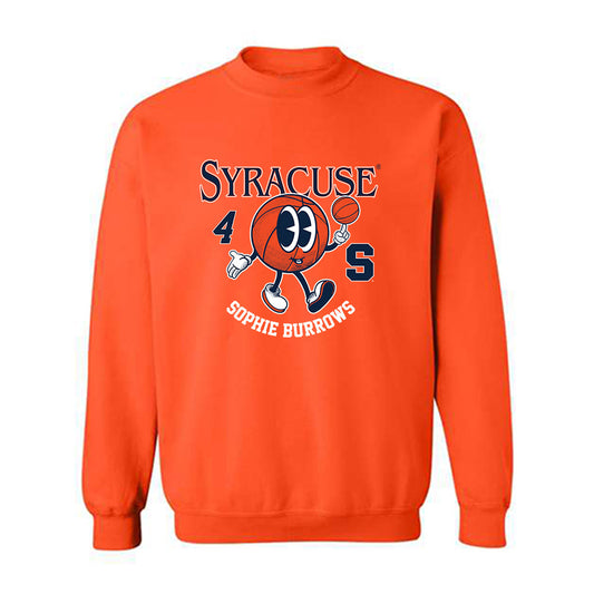 Syracuse - NCAA Women's Basketball : Sophie Burrows - Fashion Shersey Crewneck Sweatshirt-0