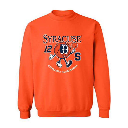 Syracuse - NCAA Men's Basketball : Mahamadoun Tiefing Diawara - Fashion Shersey Crewneck Sweatshirt-0