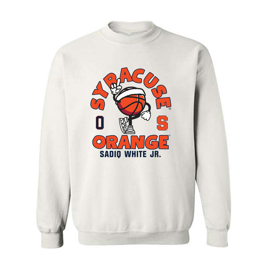 Syracuse - NCAA Men's Basketball : Sadiq White Jr. - Fashion Shersey Crewneck Sweatshirt-0