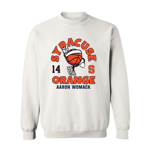 Syracuse - NCAA Men's Basketball : Aaron Womack - Fashion Shersey Crewneck Sweatshirt-0