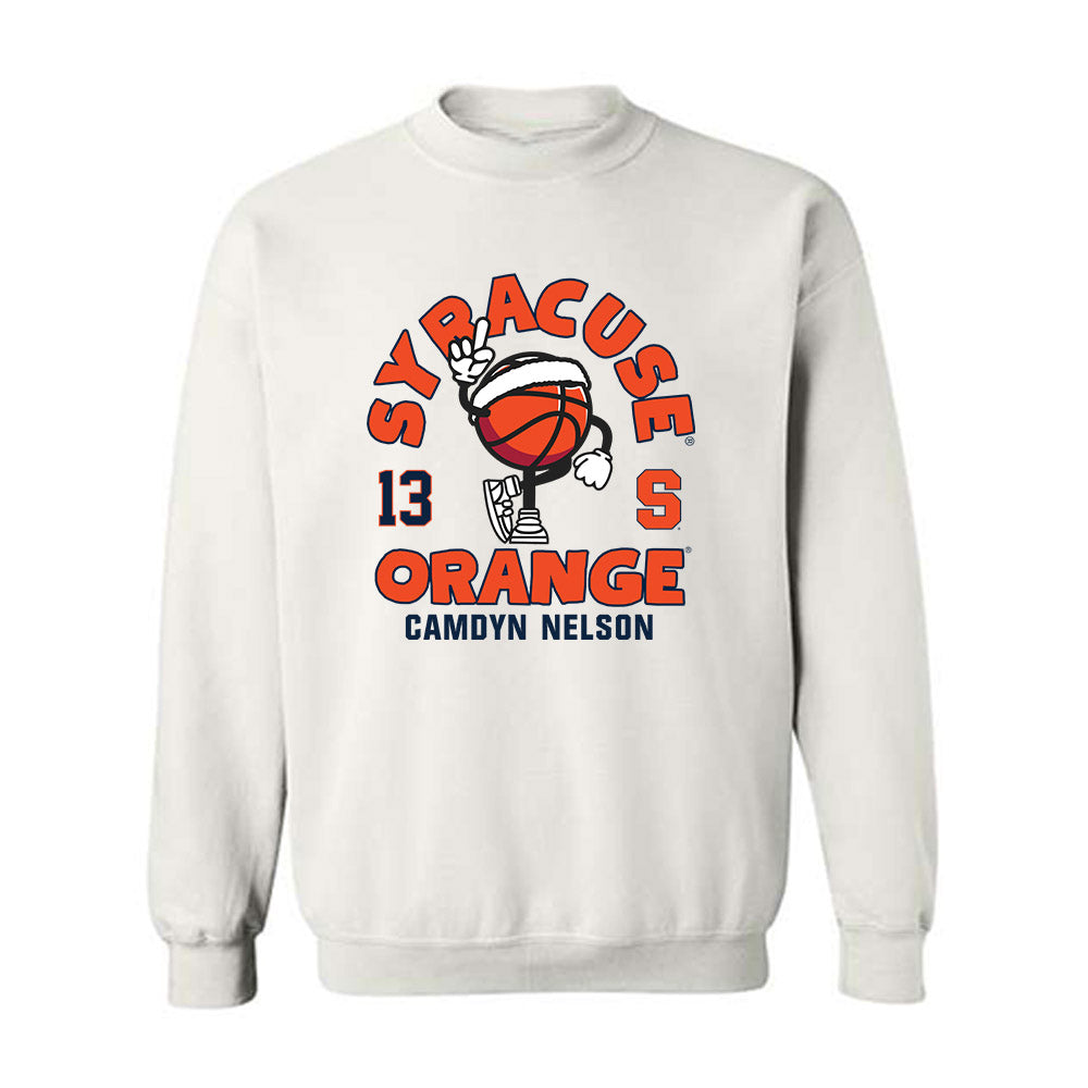 Syracuse - NCAA Women's Basketball : Camdyn Nelson - Fashion Shersey Crewneck Sweatshirt-0