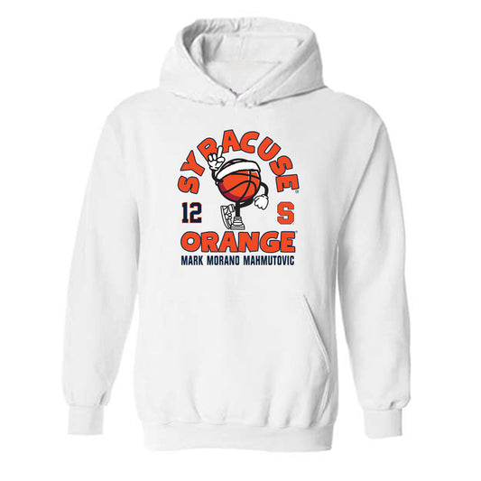 Syracuse - NCAA Men's Basketball : Mark Morano Mahmutovic - Fashion Shersey Hooded Sweatshirt-0