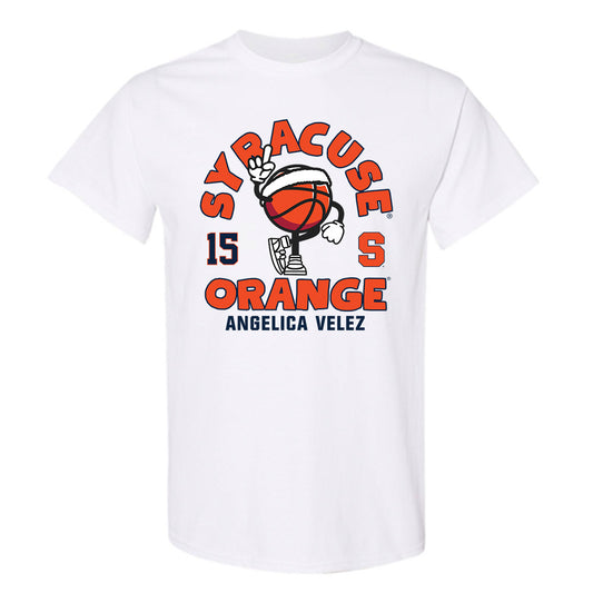 Syracuse - NCAA Women's Basketball : Angelica Velez - Fashion Shersey T-Shirt-0