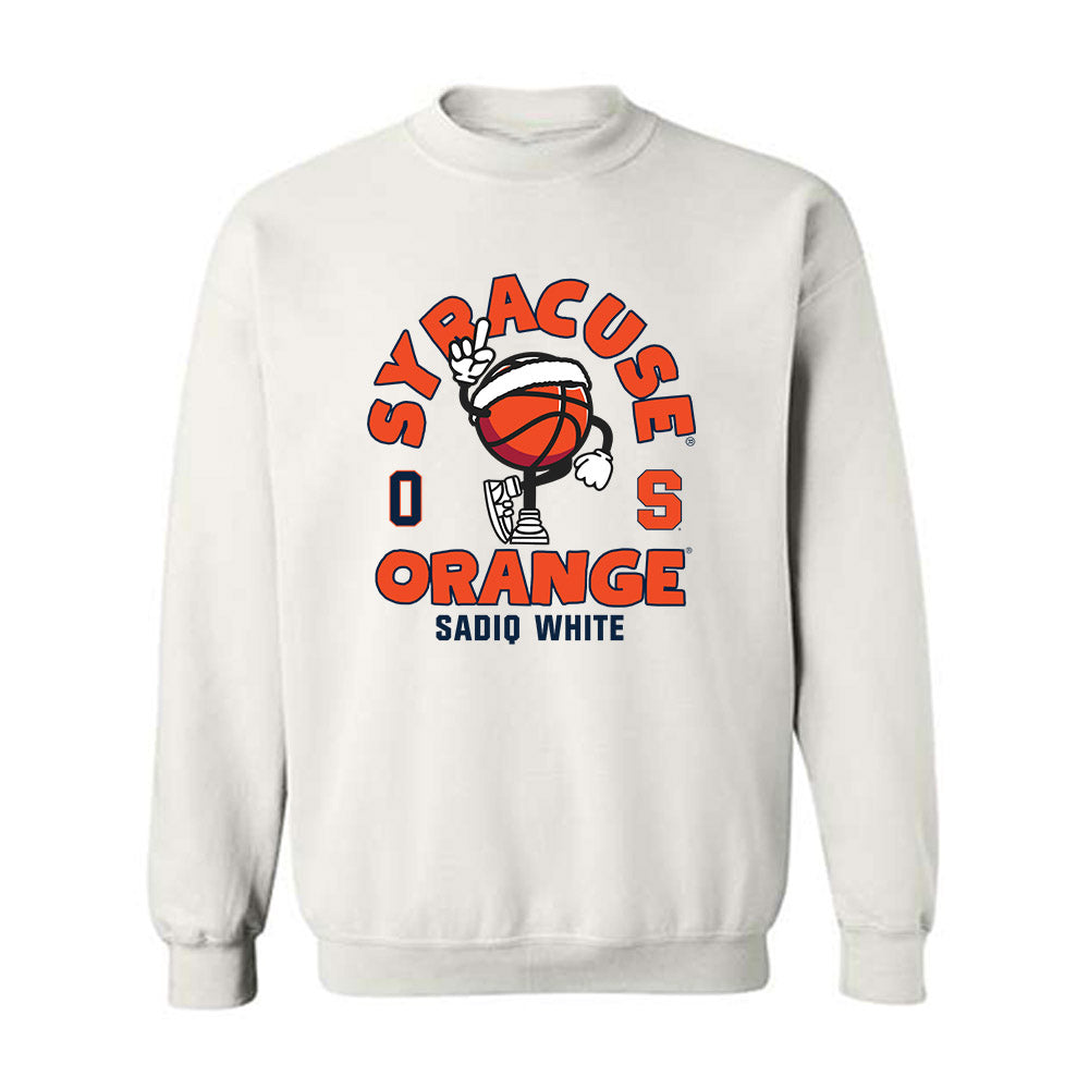 Syracuse - NCAA Men's Basketball : Sadiq White - Fashion Shersey Crewneck Sweatshirt-0