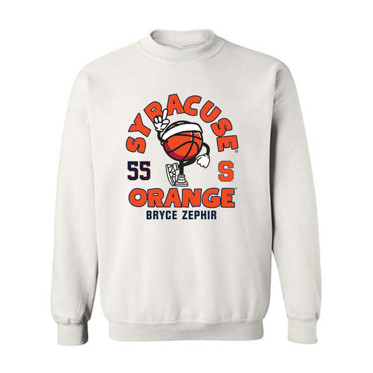 Syracuse - NCAA Men's Basketball : Bryce Zephir - Fashion Shersey Crewneck Sweatshirt-0