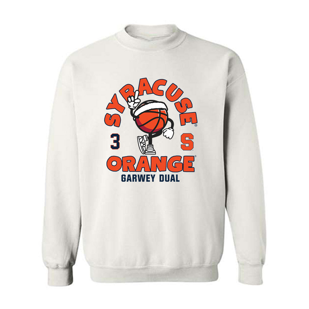 Syracuse - NCAA Men's Basketball : Garwey Dual - Fashion Shersey Crewneck Sweatshirt-0