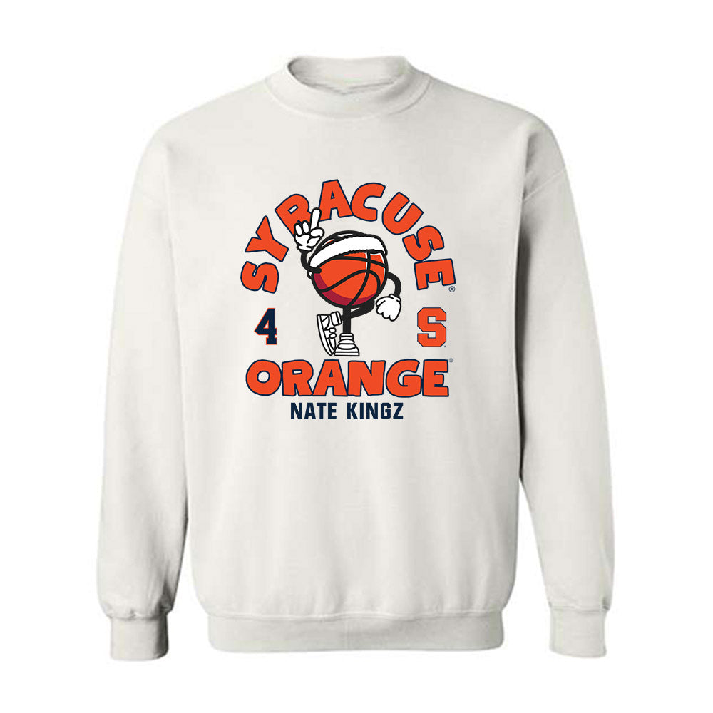 Syracuse - NCAA Men's Basketball : Nate Kingz - Fashion Shersey Crewneck Sweatshirt-0