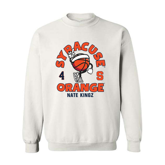 Syracuse - NCAA Men's Basketball : Nate Kingz - Fashion Shersey Crewneck Sweatshirt-0