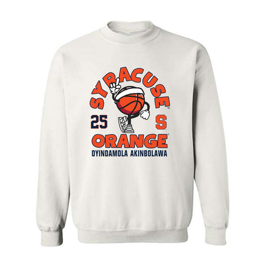 Syracuse - NCAA Women's Basketball : Oyindamola Akinbolawa - Fashion Shersey Crewneck Sweatshirt-0