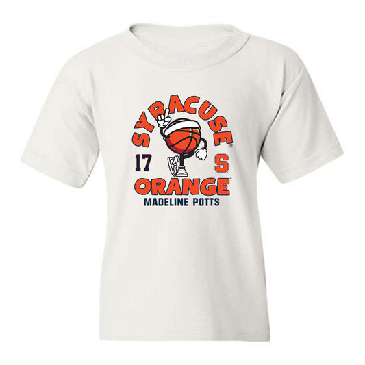 Syracuse - NCAA Women's Basketball : Madeline Potts - Fashion Shersey Youth T-Shirt-0