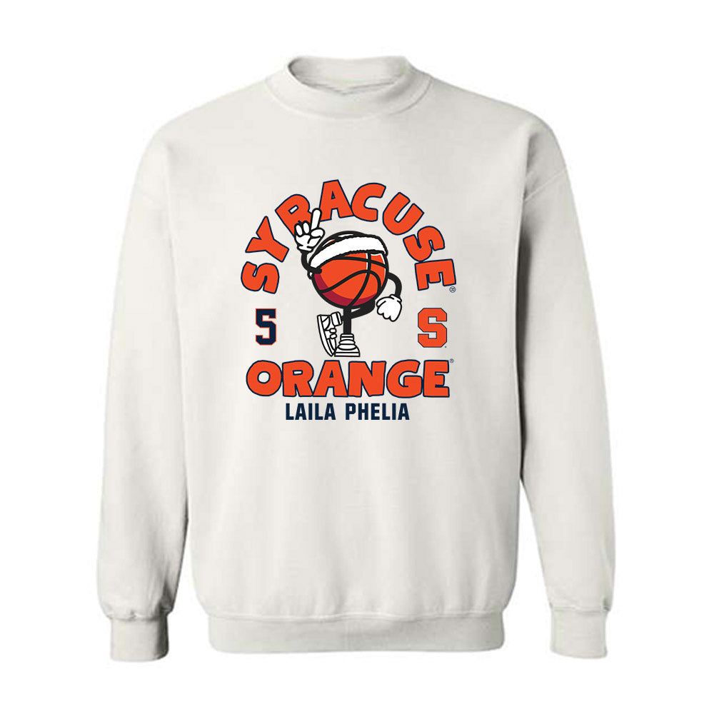 Syracuse - NCAA Women's Basketball : Laila Phelia - Fashion Shersey Crewneck Sweatshirt-0