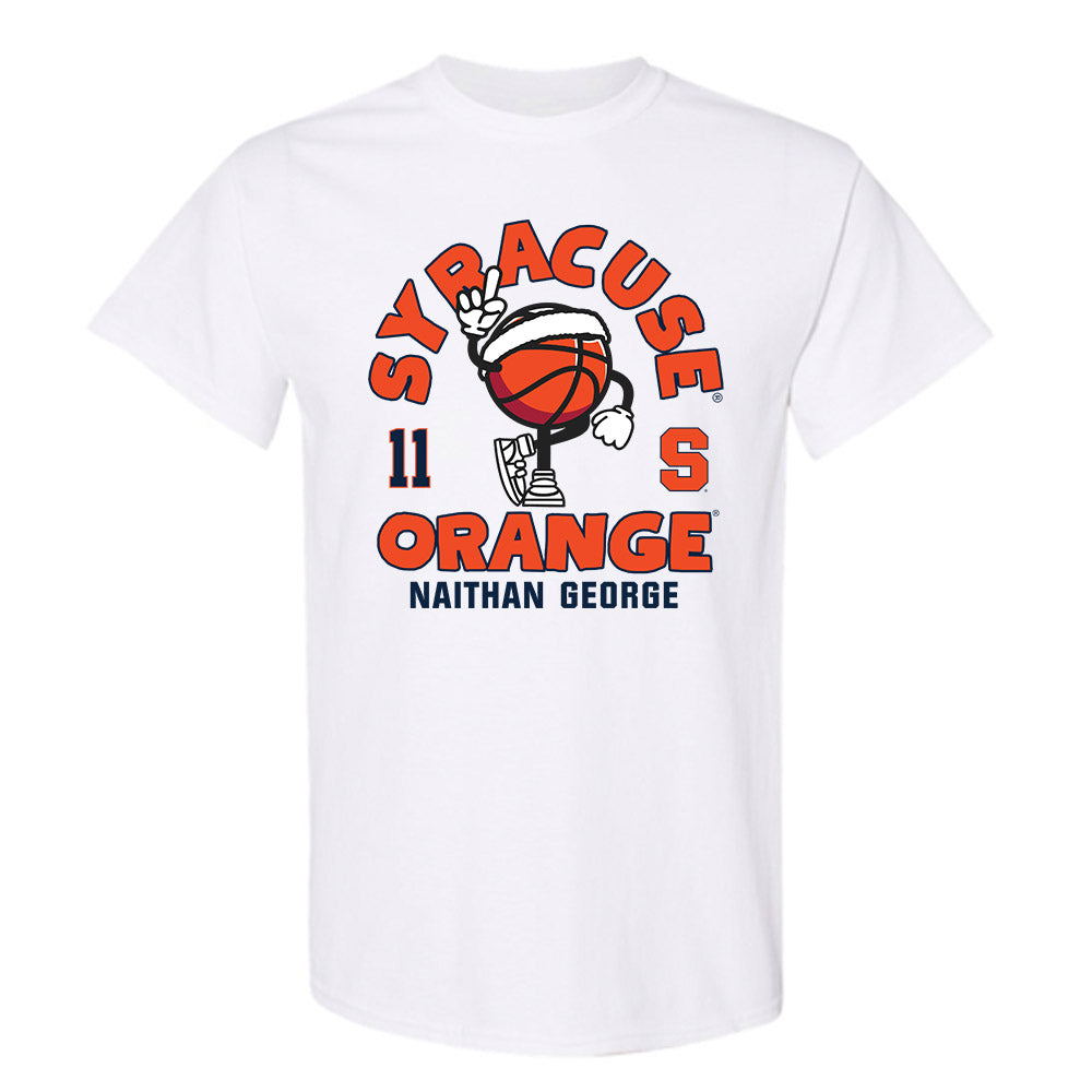 Syracuse - NCAA Men's Basketball : Naithan George - Fashion Shersey T-Shirt-0