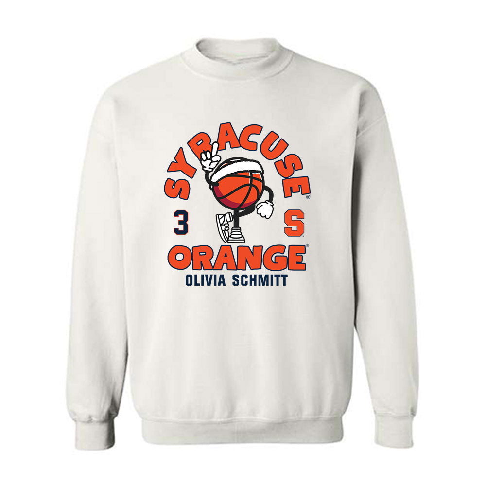 Syracuse - NCAA Women's Basketball : Olivia Schmitt - Fashion Shersey Crewneck Sweatshirt-0