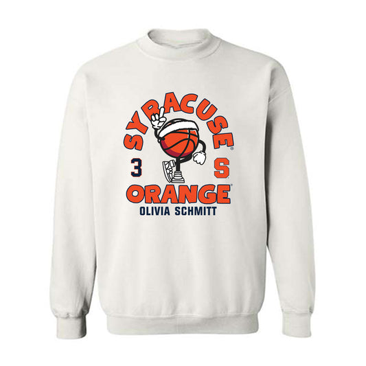 Syracuse - NCAA Women's Basketball : Olivia Schmitt - Fashion Shersey Crewneck Sweatshirt-0