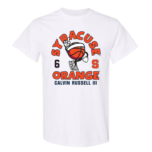 Syracuse - NCAA Men's Basketball : Calvin Russell III - Fashion Shersey T-Shirt-0