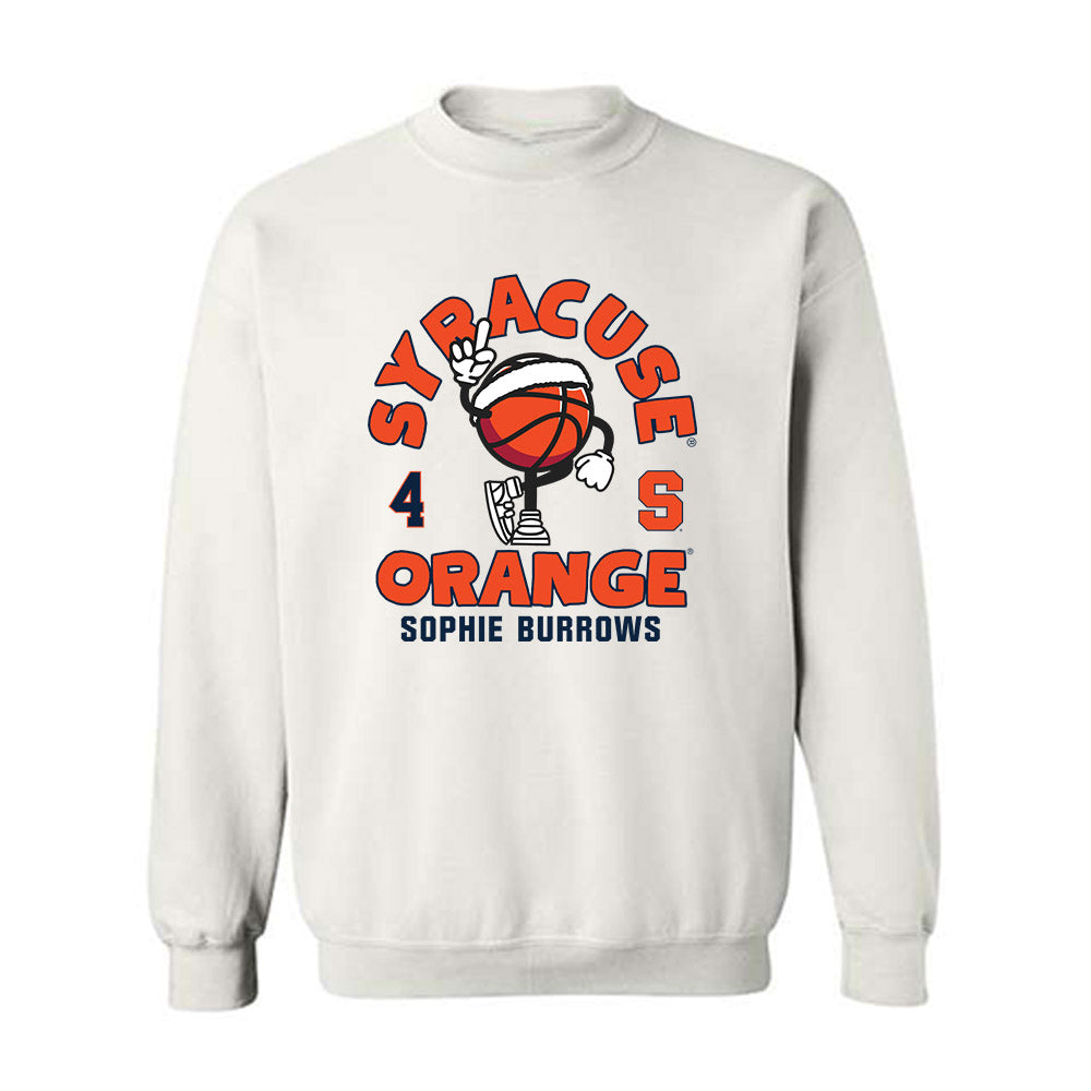 Syracuse - NCAA Women's Basketball : Sophie Burrows - Fashion Shersey Crewneck Sweatshirt-0