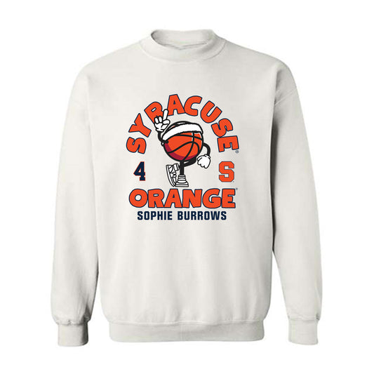 Syracuse - NCAA Women's Basketball : Sophie Burrows - Fashion Shersey Crewneck Sweatshirt-0