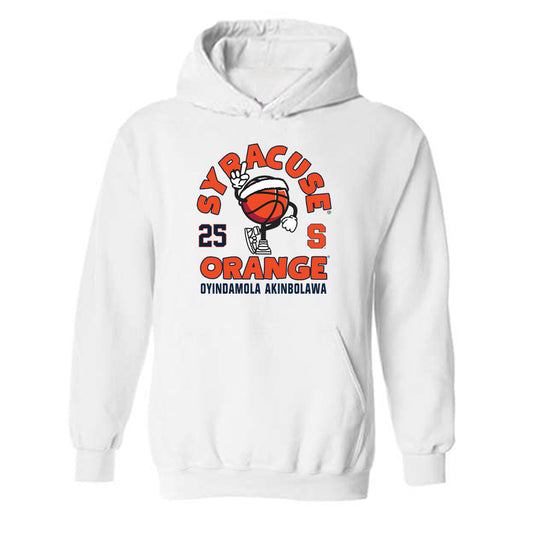 Syracuse - NCAA Women's Basketball : Oyindamola Akinbolawa - Fashion Shersey Hooded Sweatshirt-0