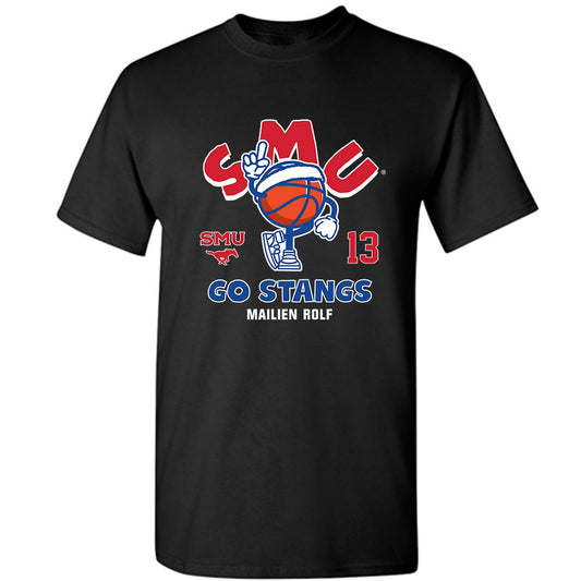 SMU - NCAA Women's Basketball : Mailien Rolf - Fashion Shersey T-Shirt-0