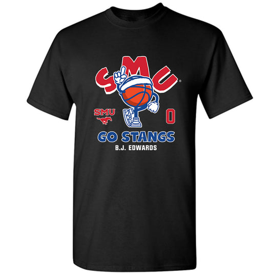 SMU - NCAA Men's Basketball : B.J. Edwards - Fashion Shersey T-Shirt-0