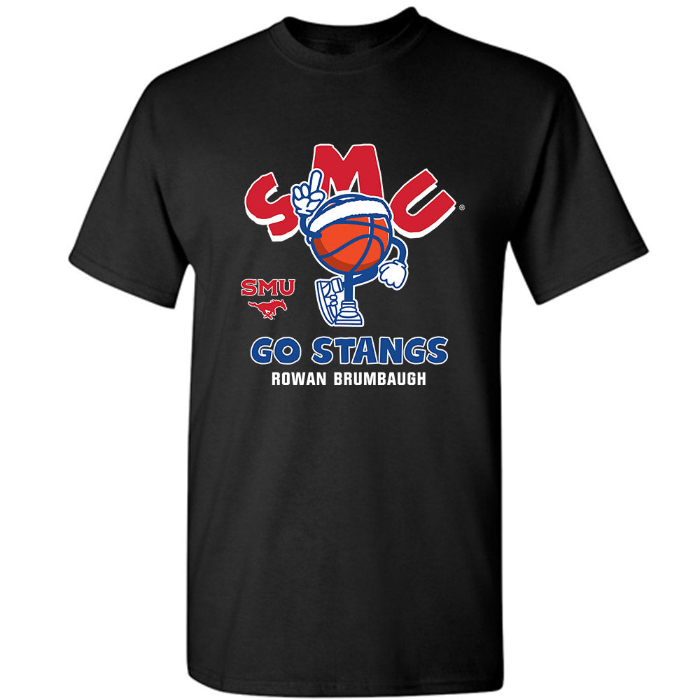 SMU - NCAA Men's Basketball : Rowan Brumbaugh - Fashion Shersey T-Shirt-0