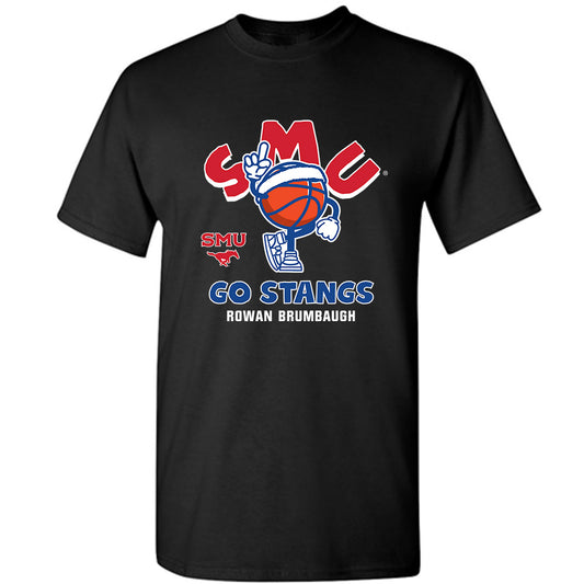 SMU - NCAA Men's Basketball : Rowan Brumbaugh - Fashion Shersey T-Shirt-0