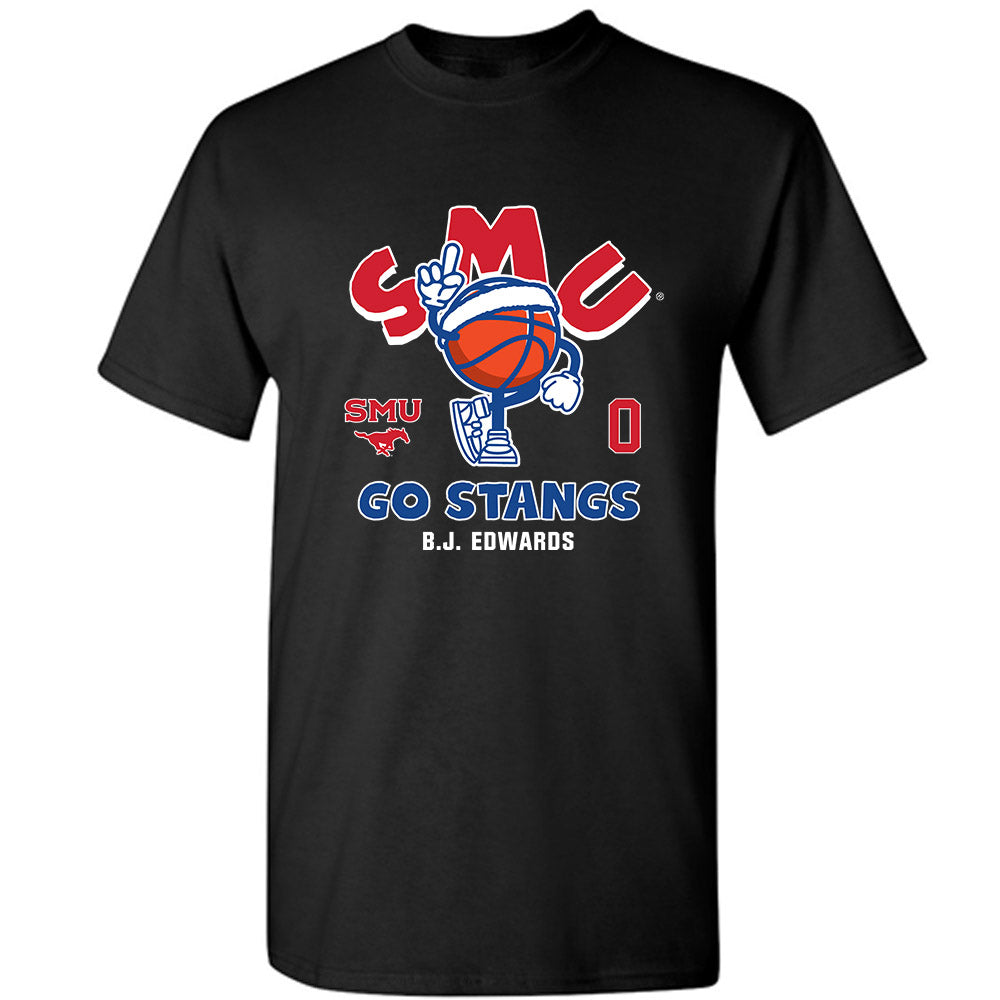 SMU - NCAA Men's Basketball : B.J. Edwards - Fashion Shersey T-Shirt-0