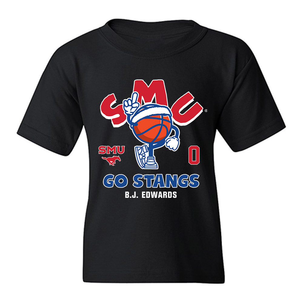 SMU - NCAA Men's Basketball : B.J. Edwards - Fashion Shersey Youth T-Shirt-0