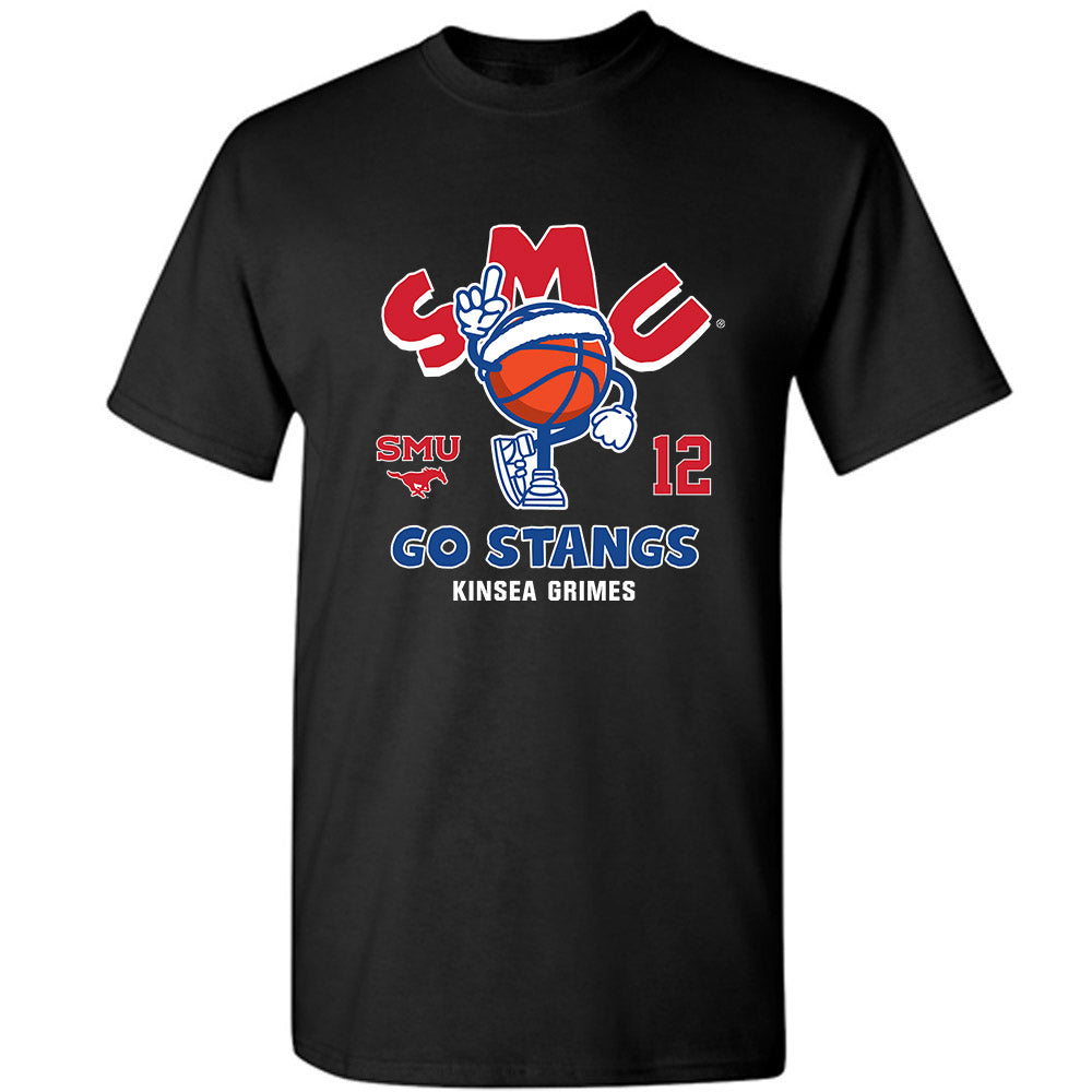 SMU - NCAA Women's Basketball : Kinsea Grimes - Fashion Shersey T-Shirt-0
