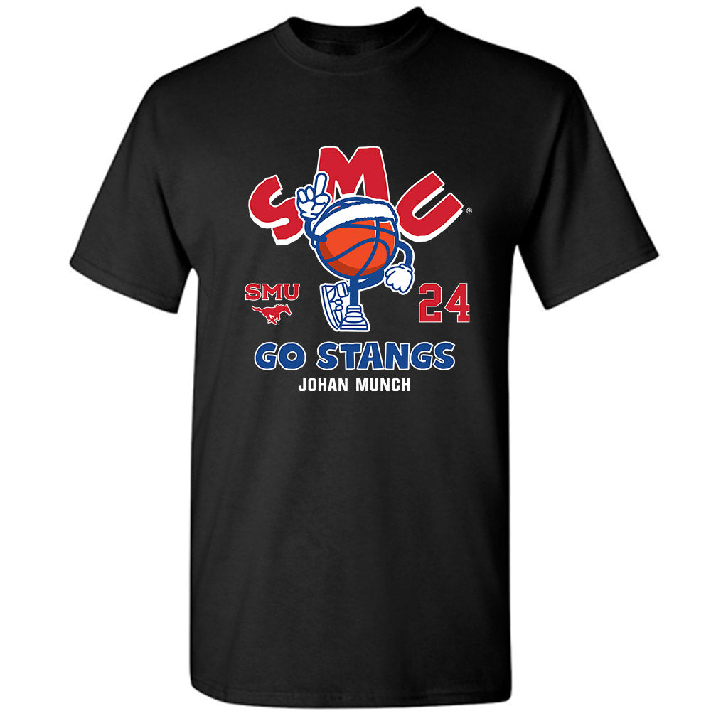 SMU - NCAA Men's Basketball : Johan Munch - Fashion Shersey T-Shirt-0