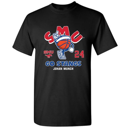 SMU - NCAA Men's Basketball : Johan Munch - Fashion Shersey T-Shirt-0