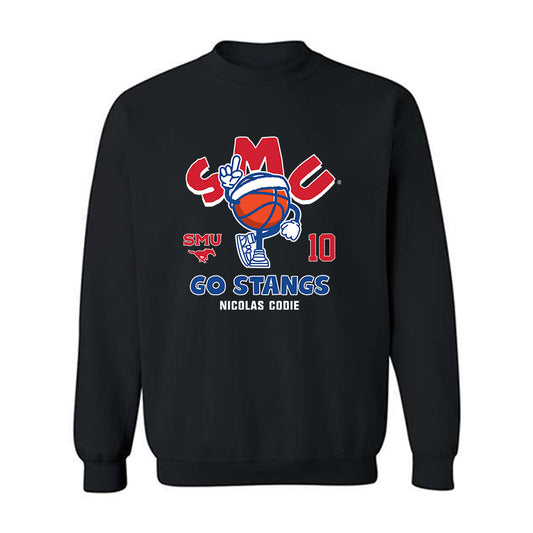 SMU - NCAA Men's Basketball : nicolas codie - Fashion Shersey Crewneck Sweatshirt-0