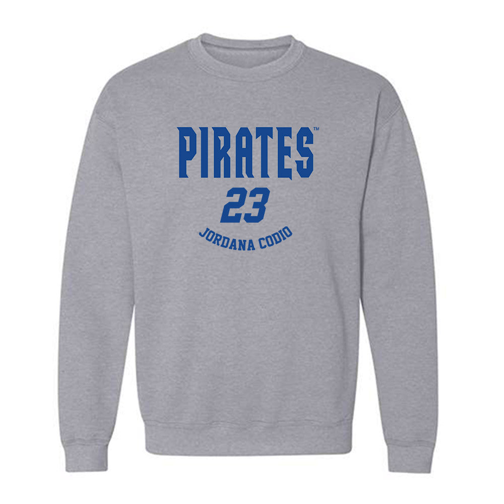 Seton Hall - NCAA Women's Basketball : Jordana Codio - Fashion Shersey Crewneck Sweatshirt-0