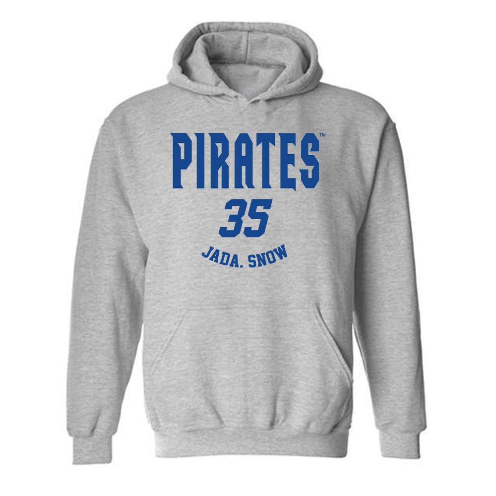 Seton Hall - NCAA Women's Basketball : Jada. Snow - Fashion Shersey Hooded Sweatshirt-0