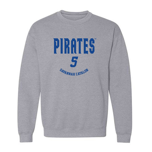 Seton Hall - NCAA Women's Basketball : Savannah Catalon - Fashion Shersey Crewneck Sweatshirt-0