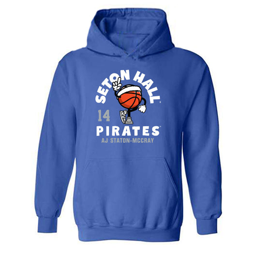 Seton Hall - NCAA Men's Basketball : AJ Staton-McCray - Fashion Shersey Hooded Sweatshirt-0