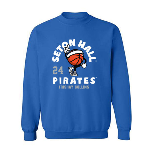 Seton Hall - NCAA Women's Basketball : Trishay Collins - Fashion Shersey Crewneck Sweatshirt-0
