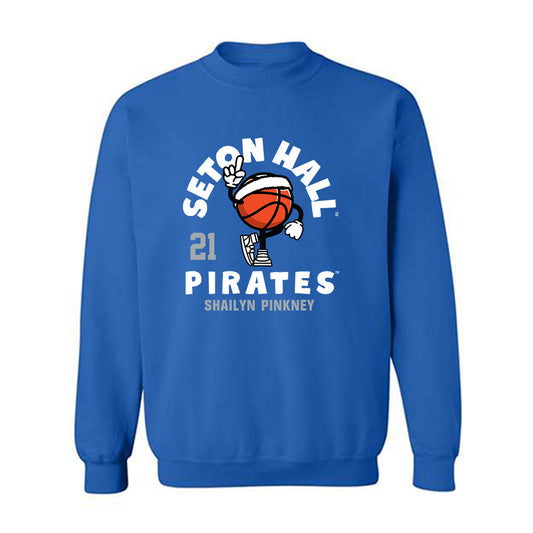 Seton Hall - NCAA Women's Basketball : Shailyn Pinkney - Fashion Shersey Crewneck Sweatshirt-0